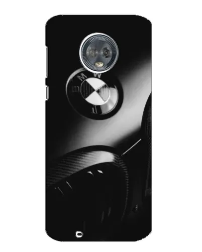 Чехол для Motorola MOTO G6 с картинкой «Эмблема BMW — макро»