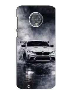 Чехол для Motorola MOTO G6 с картинкой «BMW сквозь туман»