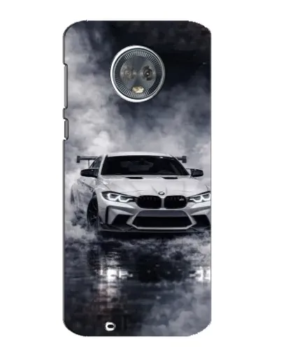 Чехол для Motorola MOTO G6 с картинкой «BMW сквозь туман»