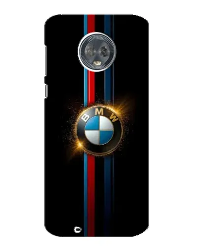 Чехол для Motorola MOTO G6 с картинкой «BMW M-Power неон»