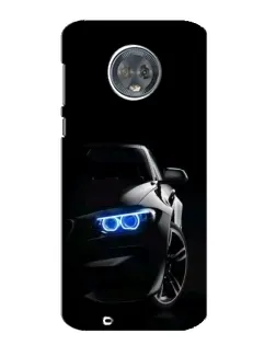 Чехол для Motorola MOTO G6 с картинкой «BMW — ночной взгляд»