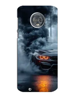 Чехол для Motorola MOTO G6 с картинкой «BMW M-Power — абстракция»