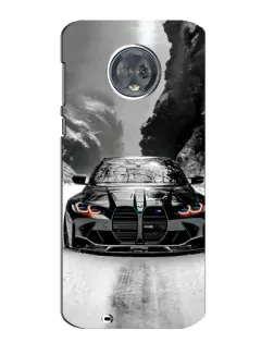 Чехол для Motorola MOTO G6 с картинкой «BMW — акварельный дрифт»
