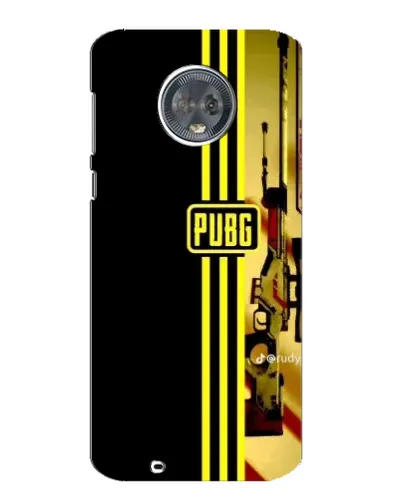 Чехол для Motorola MOTO G6 с картинкой «PUBG — камуфляжный шлем»