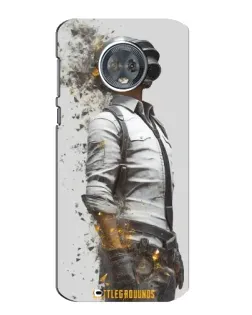 Чехол для Motorola MOTO G6 с картинкой «PUBG — боец в пыли»