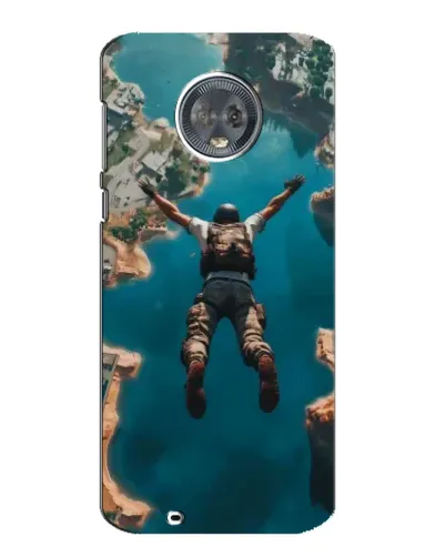 Чехол для Motorola MOTO G6 с картинкой «PUBG — свободное падение»