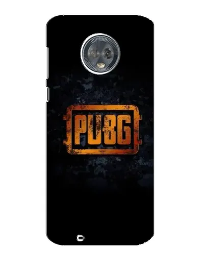 Чехол для Motorola MOTO G6 с картинкой «PUBG — золотой логотип»