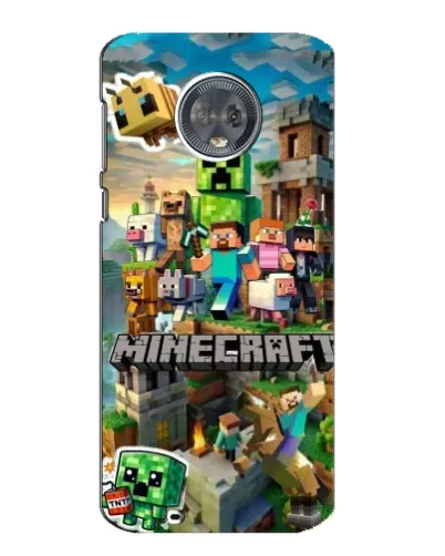 Чехол для Motorola MOTO G6 с картинкой «Замок Minecraft»