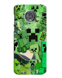Чехол для Motorola MOTO G6 с картинкой «Криперы Minecraft» Чехол для Motorola MOTO G6 с картинкой «Криперы Minecraft»