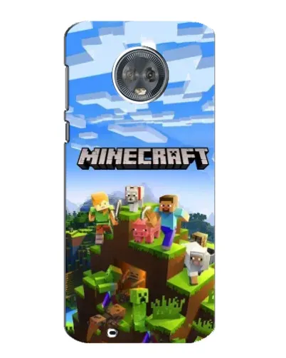 Чехол для Motorola MOTO G6 с картинкой «Minecraft классический мир»