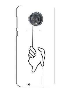 Чехол для Motorola MOTO G6 с картинкой «Рука держит»