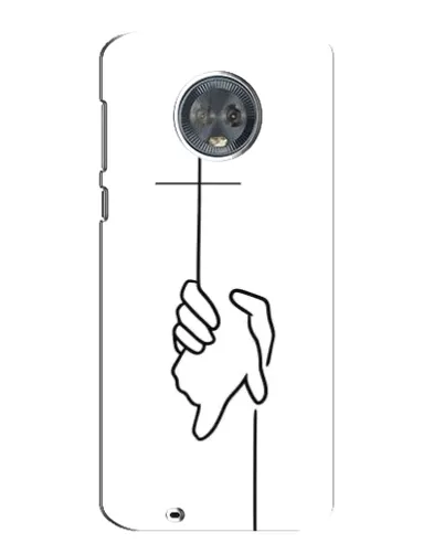 Чехол для Motorola MOTO G6 с картинкой «Рука держит»
