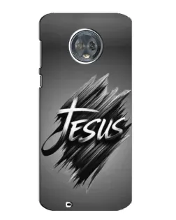 Чехол для Motorola MOTO G6 с картинкой «Надпись Jesus Graffiti»