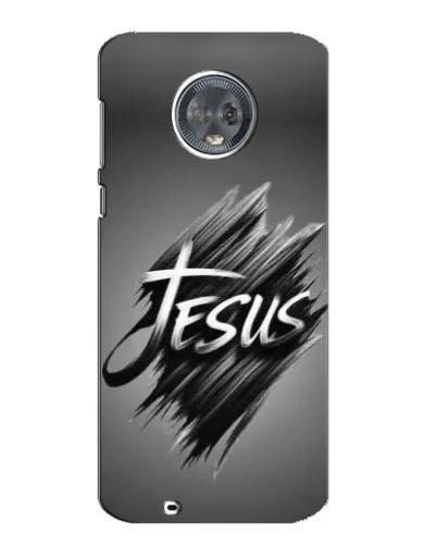 Чехол для Motorola MOTO G6 с картинкой «Надпись Jesus Graffiti»