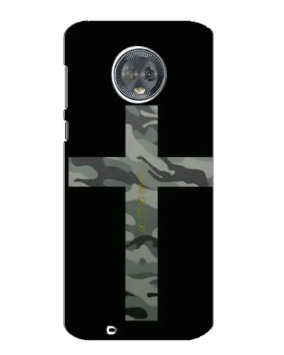 Чехол для Motorola MOTO G6 с картинкой «Милитари Крест»