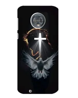 Чехол для Motorola MOTO G6 с картинкой «Голубь и Свет»