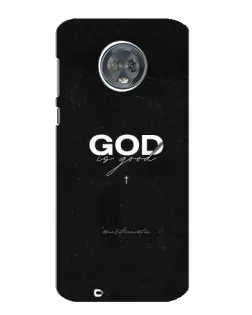 Чехол для Motorola MOTO G6 с картинкой «GOD — Бог над всем»