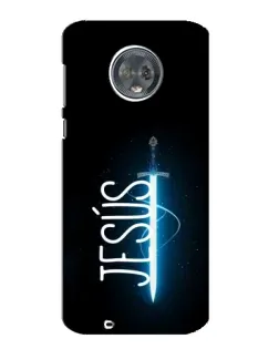 Чехол для Motorola MOTO G6 с картинкой «Меч Духа Jesus»