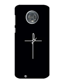 Чохол для Motorola MOTO G6 з картинкою «Тонкий хрест»