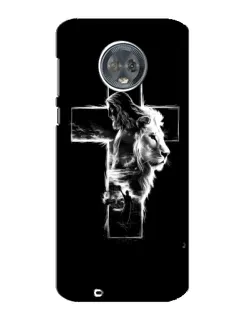 Чохол для Motorola MOTO G6 з картинкою «Сяючий хрест Jesus»