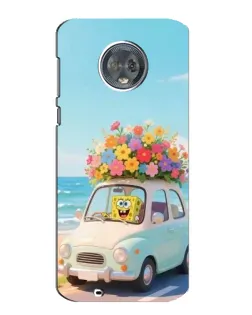 Чехол для Motorola MOTO G6 с картинкой «Автомобильное путешествие»