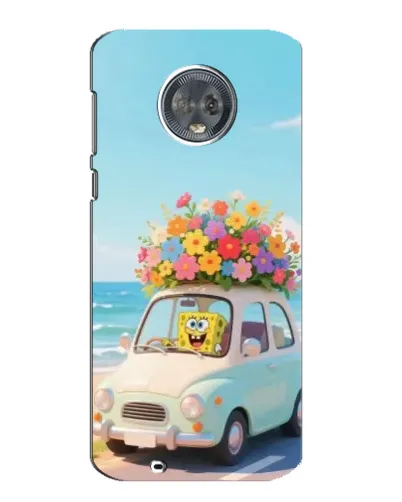 Чехол для Motorola MOTO G6 с картинкой «Автомобильное путешествие»