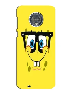 Чохол для Motorola MOTO G6 з картинкою «Мінімалістичний Спанч Боб»