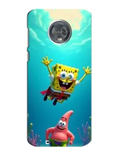 Чохол для Motorola MOTO G6 з картинкою «Спанч Боб під водою»