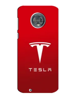 Чехол для Motorola MOTO G6 с картинкой «Tesla Red Classic»