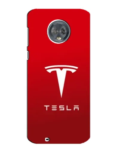 Чехол для Motorola MOTO G6 с картинкой «Tesla Red Classic»