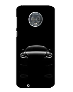 Чехол для Motorola MOTO G6 с картинкой «Силуэт Tesla Night»
