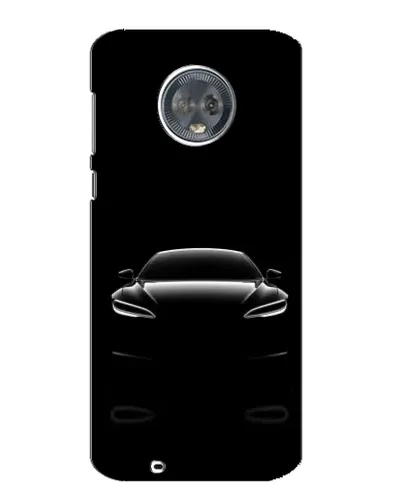 Чехол для Motorola MOTO G6 с картинкой «Силуэт Tesla Night»