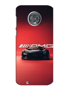 Чехол для Motorola MOTO G6 с картинкой «Mercedes AMG — красная линия»