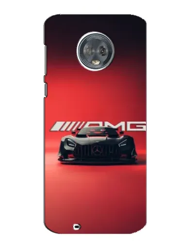 Чехол для Motorola MOTO G6 с картинкой «Mercedes AMG — красная линия»