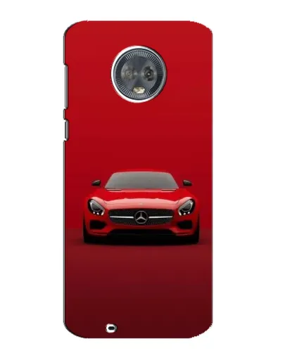 Чехол для Motorola MOTO G6 с картинкой «Красный Mercedes AMG»