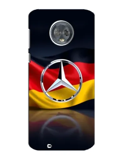 Чехол для Motorola MOTO G6 с картинкой «Mercedes — флаг Германии»