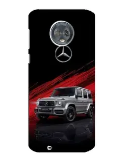Чехол для Motorola MOTO G6 с картинкой «Mercedes G-Class красный»
