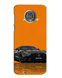 Чехол для Motorola MOTO G6 с картинкой «Оранжевый Mercedes AMG»