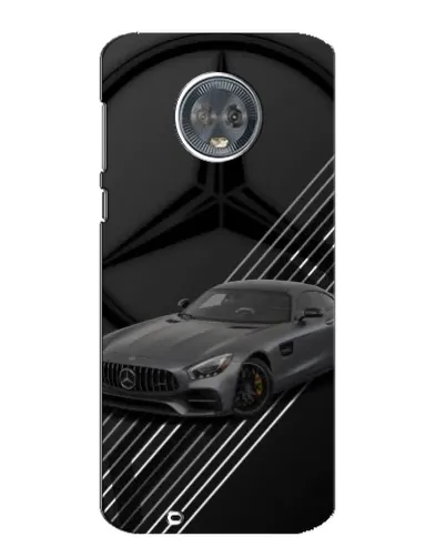 Чехол для Motorola MOTO G6 с картинкой «Mercedes AMG — графика»