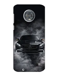 Чехол для Motorola MOTO G6 с картинкой «Mercedes в дыму»