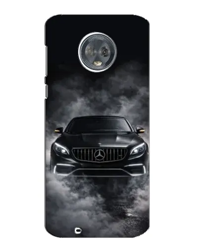 Чехол для Motorola MOTO G6 с картинкой «Mercedes в дыму»