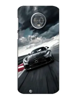 Чехол для Motorola MOTO G6 с картинкой «Гоночный Mercedes AMG»