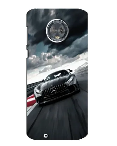 Чехол для Motorola MOTO G6 с картинкой «Гоночный Mercedes AMG»