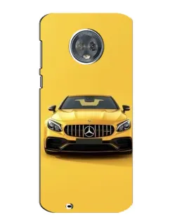 Чехол для Motorola MOTO G6 с картинкой «Желтый Mercedes GT»