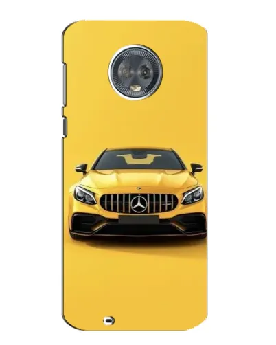 Чехол для Motorola MOTO G6 с картинкой «Желтый Mercedes GT»