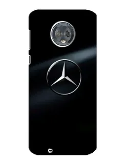 Чехол для Motorola MOTO G6 с картинкой «Mercedes на металле»