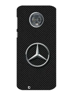 Чехол для Motorola MOTO G6 с картинкой «Карбоновый Mercedes стиль»