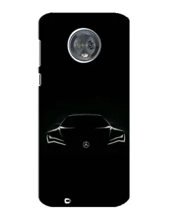 Чехол для Motorola MOTO G6 с картинкой «Mercedes — силуэт авто»