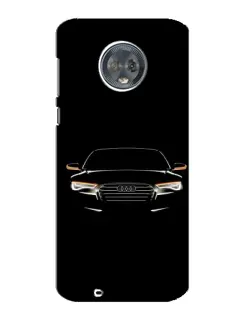 Чехол для Motorola MOTO G6 с картинкой «Audi — ночной контур»