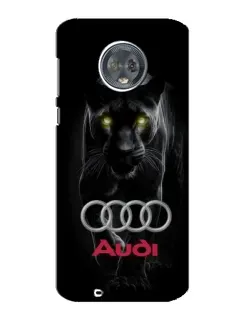 Чехол для Motorola MOTO G6 с картинкой «Пантера и Audi»